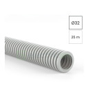 Copex - tub riflat - PVC Ø32 mm - 25 metri - 320N - gri ignifug - Kouvidis - SIFLEX IAS - 2003032