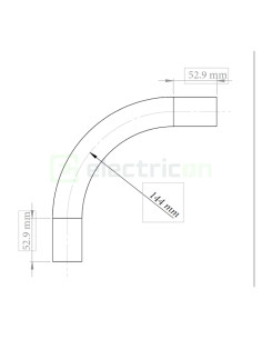 Cot PVC flexibil-rigid Kouvidis CONDUR HF IAS 40mm fără halogeni 4013040 2