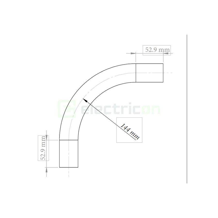 Cot PVC flexibil-rigid Kouvidis CONDUR HF IAS 40mm fără halogeni 4013040