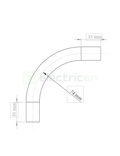 Cot PVC flexibil-rigid Kouvidis CONDUR HF IAS 20mm fără halogeni 4013020 2