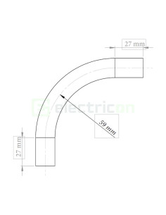Racord PVC flexibil-rigid Kouvidis CONDUR HF IAS 16mm fără halogeni 4013016 2