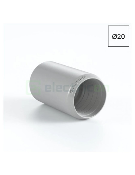 Conector tuburi - mufă îmbinare Ø20 mm - gama CONDUR ISR