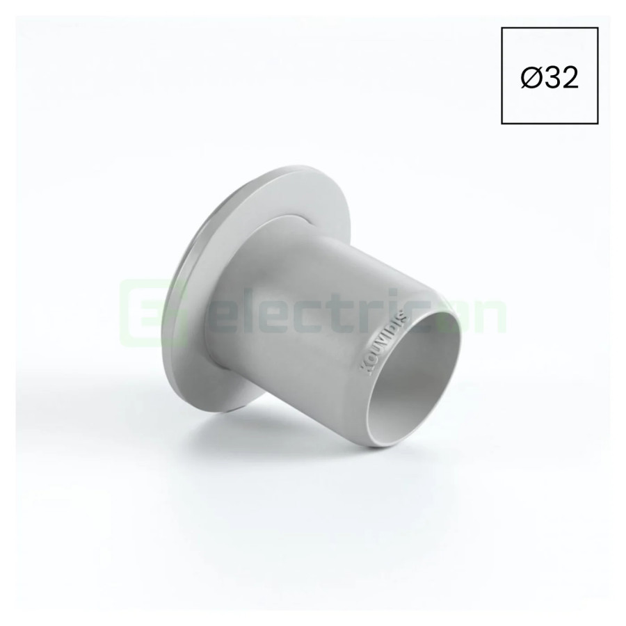 Conector plastic conducte electrice 32mm 4036032 Kouvidis