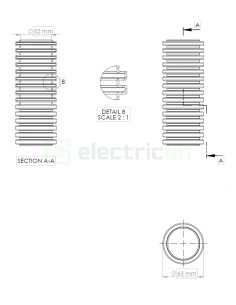 Mediflex AM tub flexibil Kouvidis 63mm 750N alb antimicrobian rola 20m 2044163 2
