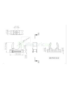 Clema montaj tub copex Kouvidis MEDISOL AM 32mm 4144032 2