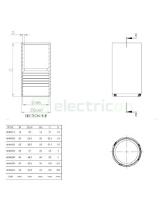 Mufa cuplaj copex alb MEDISOL AM 25mm 4244025 Kouvidis 2
