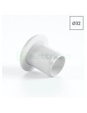 Presetupă - Adaptor tub rigid sau copex de Ø32 mm - Alb Antimicrobian - Medisol AM Kouvidis 4044032