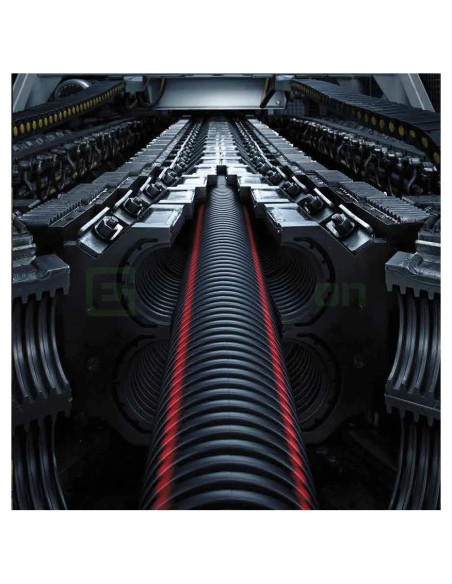 Geosub tub flexibil cu sondă Kouvidis 125mm 450N negru-roșu 25m 2047125