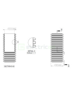 Copex tub flexibil cu sondă Kouvidis GEOSUB ISR 40mm 450N rola 50m 2047040 2
