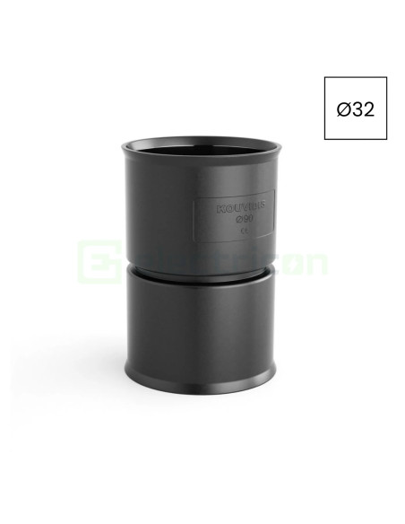 Mufa cuplaj copex-uri Kouvidis negru 32mm 6101032