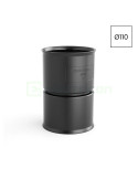 Conector tuburi - mufa imbinare mufa imbinare Ø110 mm - pentru instalații îngropate, negru - Kouvidis 6101110