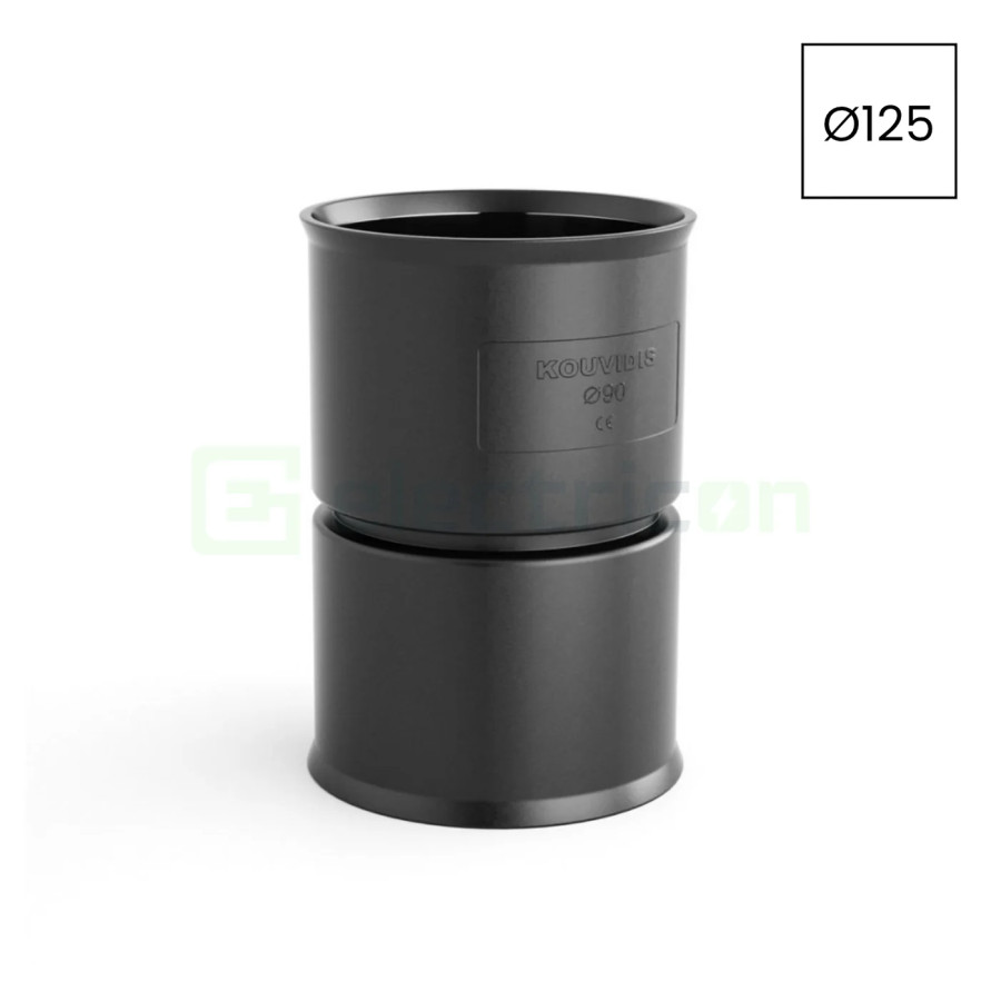 Mufa cuplaj copex-uri Kouvidis negru 125mm 6101125