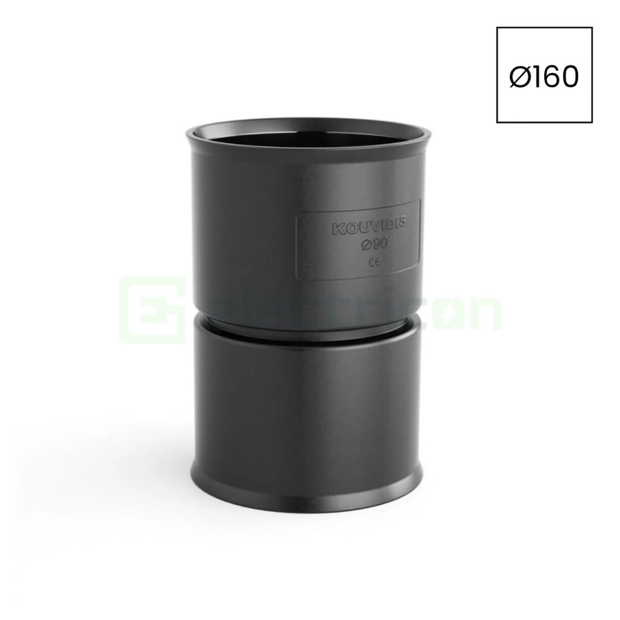 Mufa cuplaj copex-uri Kouvidis negru 160mm 6101160