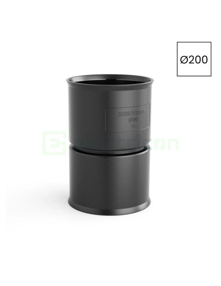 Mufa cuplaj copex-uri Kouvidis negru 200mm 6101200
