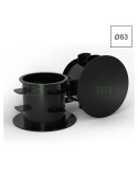 ​​​​​​Capac protecție capăt tuburi - plastic pentru tub protecție Ø63 mm - Kouvidis 6118063