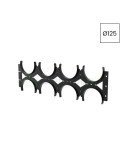 Distanțier montaj copex - Ø125 mm - pentru instalații îngropate, 8 poziții (4x2) - Kouvidis 6121125