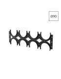 Distanțier montaj copex - Ø110 mm - pentru instalații îngropate, 8 poziții (4x2) - Kouvidis 6121110