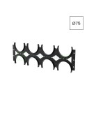 Distanțier montaj copex - Ø75 mm - pentru instalații îngropate, 8 poziții (4x2) - Kouvidis 6121075