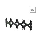 Distanțier montaj copex - Ø63 mm - pentru instalații îngropate, 8 poziții (4x2) - Kouvidis 6121063