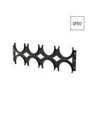 Distanțier montaj copex - Ø50 mm - pentru instalații îngropate, 8 poziții (4x2) - Kouvidis 6121050