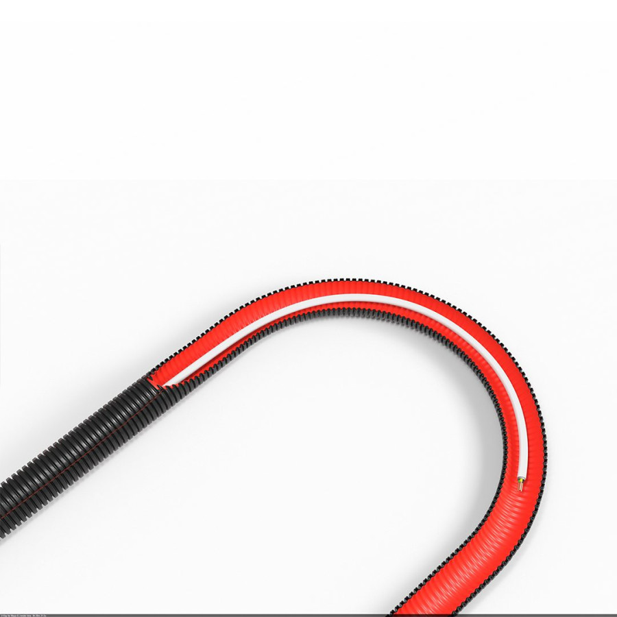 Copex tub flexibil Kouvidis DUROFLEX PLUS ISR 32mm 750N negru-roșu 25m 2050032