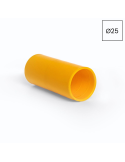 Conector tuburi - mufa imbinare Ø25 mm - gama SUPERSOL/SUPERFLEX, galben, protecție UV - Kouvidis 4042025