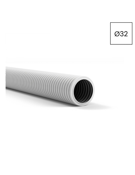 Copex tub protecție flexibil Kouvidis SIFLEX PLUS 32mm 320N gri rola 50m 2065032