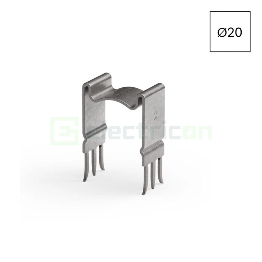 Clemă metalică montaj copex Kouvidis 20mm rigips pereți 6000025