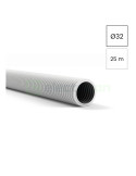 Copex - tub riflat - PVC Ø32 mm - 25 metri - 750N - gri ignifug - Kouvidis - MEDIFLEX PLUS ISR - 2052032