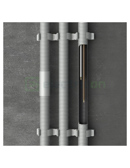 copex tub corugat flexibil Kouvidis MEDIFLEX PLUS ISR 16mm 750N gri 100m 2052016