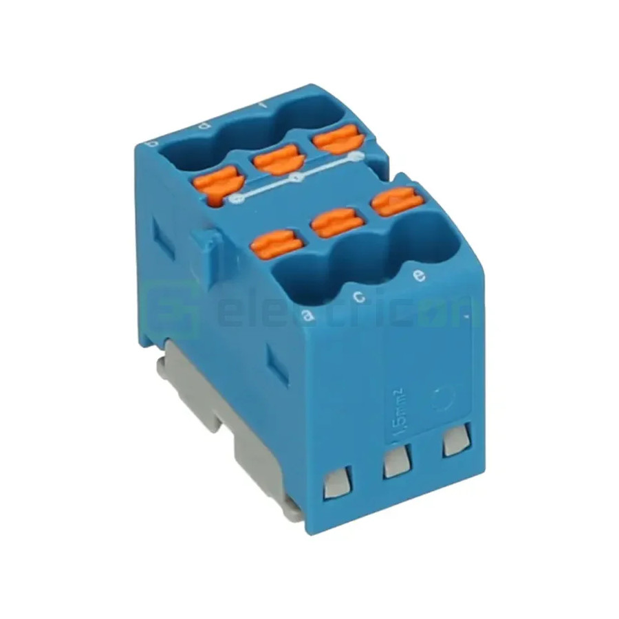 Bloc distributie albastru PTFIX 6x1.5 Phoenix Contact 3002761