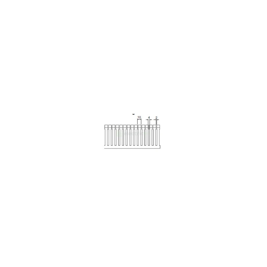 Canal pieptene BA6 60x150mm gri Hager BA66015007030B
