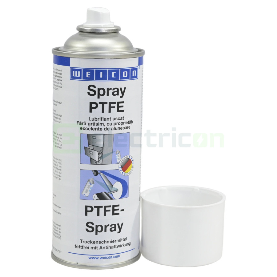 Spray lubrifiant PTFE fara vaselina Weicon 400ml alb 10030131