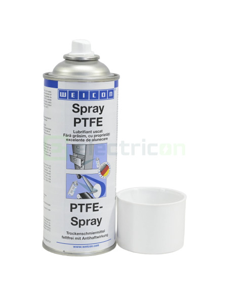 Spray lubrifiant PTFE fara vaselina Weicon 400ml alb 10030131