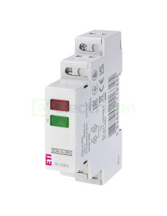 Indicator luminos monofazat rosu verde ETI SON H-2RG 002471559 pentru panou