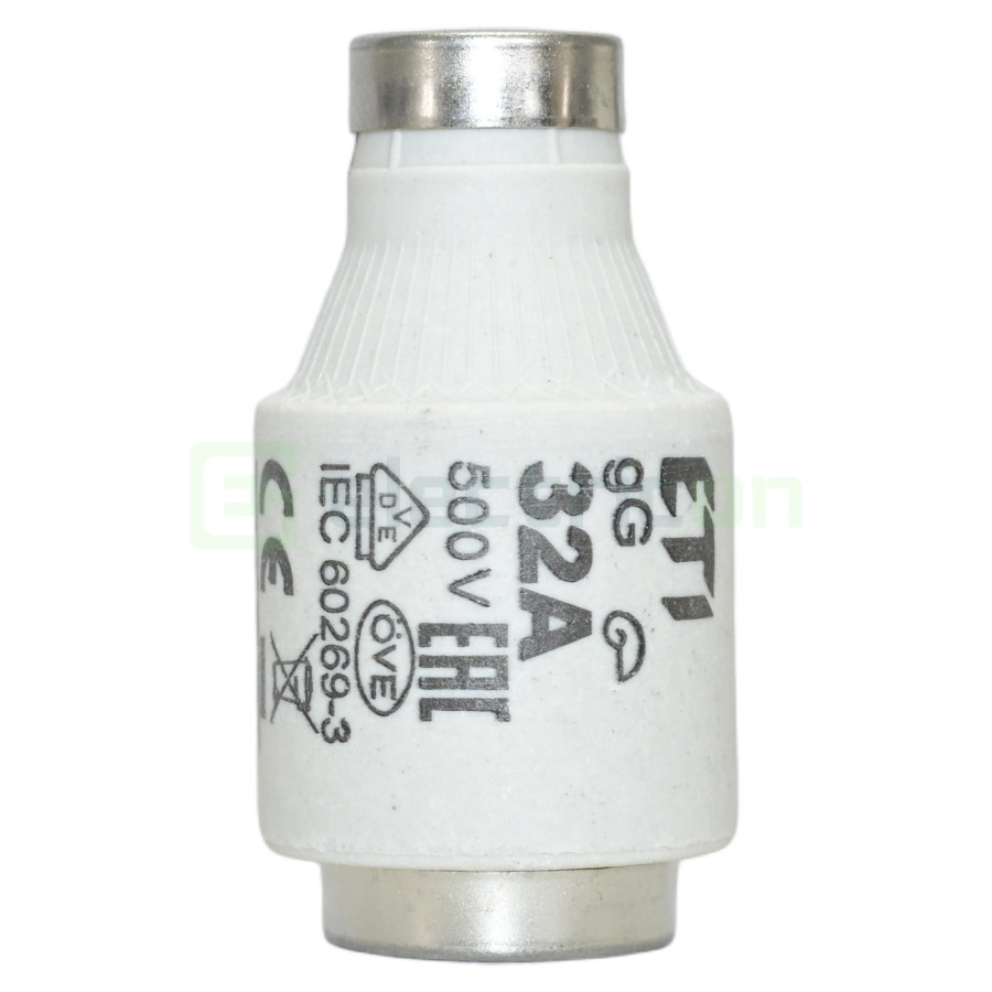 Siguranță fuzibilă DIII gG 32A 500V AC 250V DC 50kA 8kA ETI 002313404