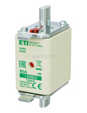 Siguranță fuzibilă MPR NH00 Neizolată gG 80A/690V 100kA - ETI 004182413