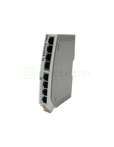 Switch industrial 8 porturi 10/100Mbps autocrossing QoS FL SWITCH 1005N Phoenix Contact 1085256