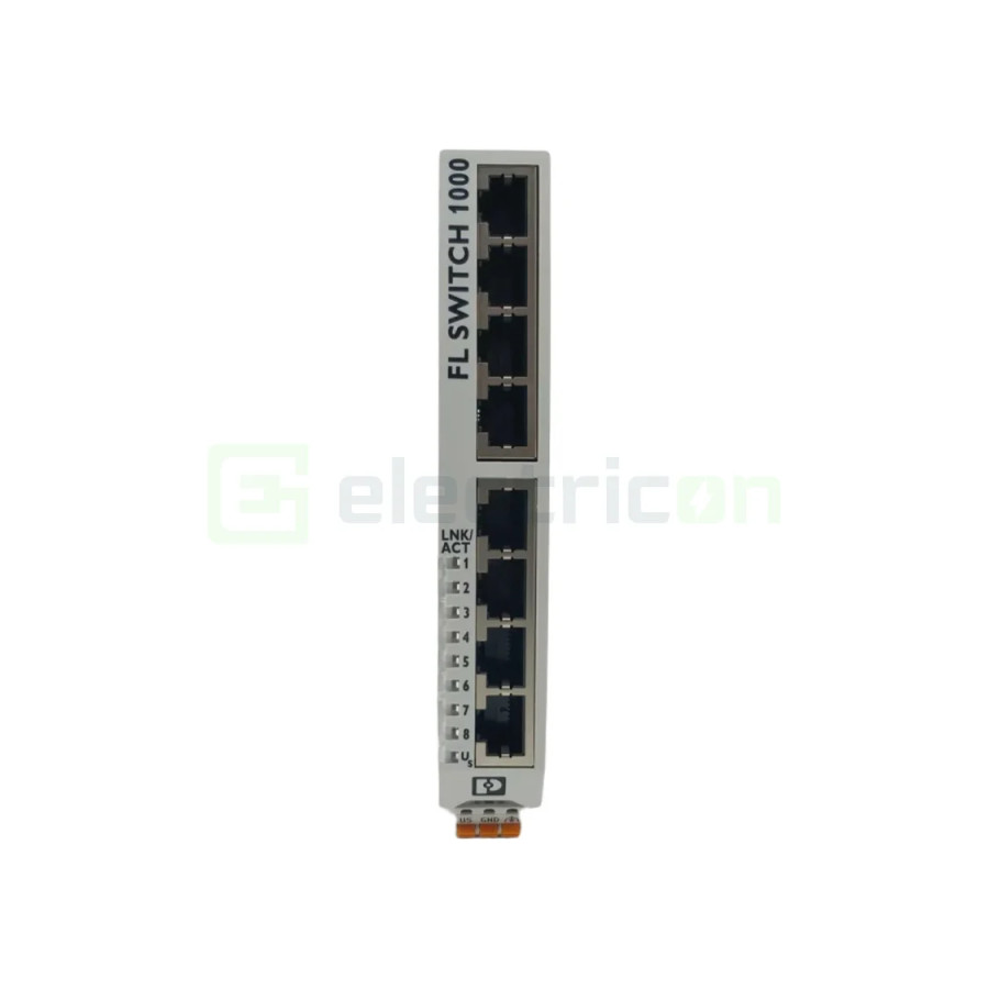 Switch industrial 8 porturi 10/100Mbps autocrossing QoS FL SWITCH 1005N Phoenix Contact 1085256