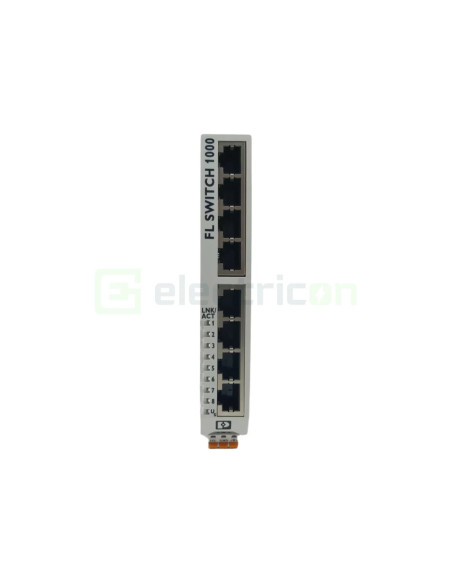Switch industrial 8 porturi 10/100Mbps autocrossing QoS FL SWITCH 1005N Phoenix Contact 1085256