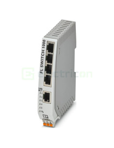 Switch industrial 5 porturi 10/100Mbps autocrossing QoS FL SWITCH 1005N Phoenix Contact 1085039 2