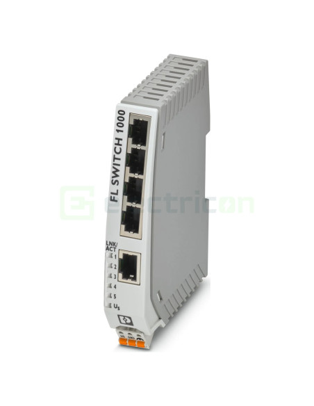 Switch industrial 5 porturi 10/100Mbps autocrossing QoS FL SWITCH 1005N Phoenix Contact 1085039