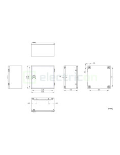Cutie metalică Schrack WKT2525150 2