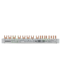 Busbar trifazat 12 module Amparo Schrack BSA90164 (1x RCCB 4P + 1x MCB 4P + 4x MCB 1P+N)