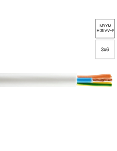 Cablu MYYM H05VV-F 3x6mm² flexibil