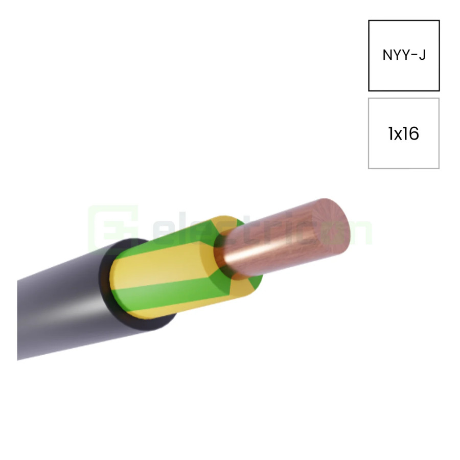 Cablu NYY-J 1x16mm² cupru Helukabel 32004
