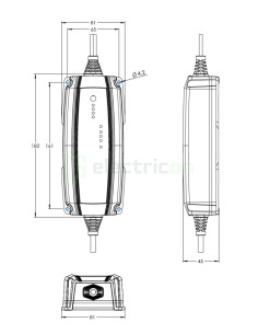 Incarcator de retea Blue Smart IP65s Charger 12 5 + DC connector 2
