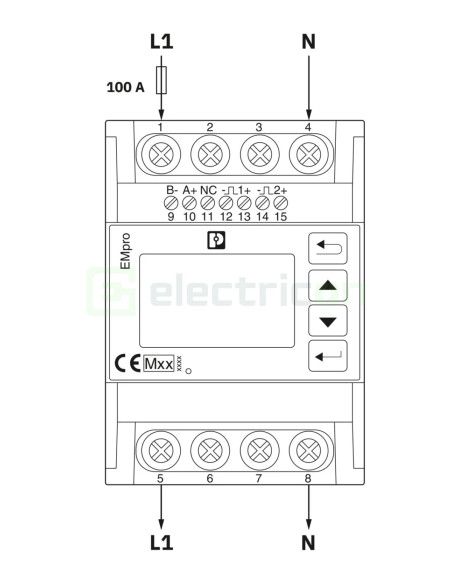 Contor energie trifazat 100A Modbus EEM-XM357 Phoenix Contact