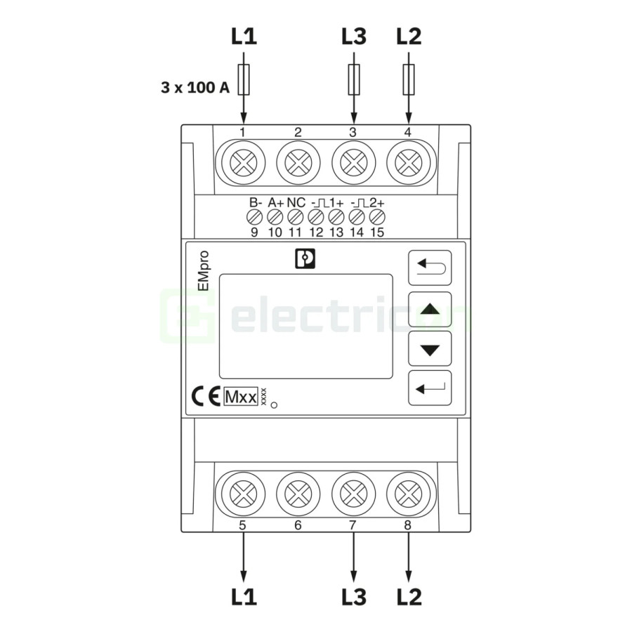 Contor energie trifazat 100A Modbus EEM-XM357 Phoenix Contact