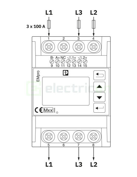 Contor energie trifazat 100A Modbus EEM-XM357 Phoenix Contact